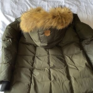 Mackage - ADALI Down Coat With Natural Fur Signature Mackage Collar